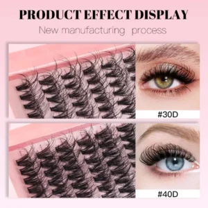 Lash Clusters maximale Länge & Eleganz
