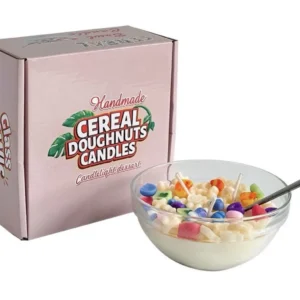 Handgemachte Cornflakes Sundae Kerze