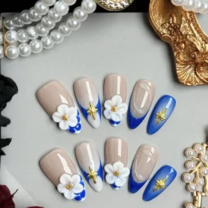 Handgemachte Press On Nails Komplett Set