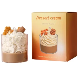 Handgemachte Honig Sundae Duftkerze