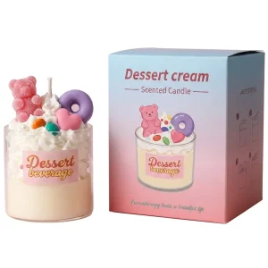 Handgemachte Candy Sundae Kerze