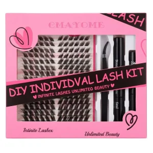 CMAYOME Einzelne Wimpern Cluster KIT