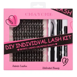 CMAYOME Einzelne Wimpern Cluster KIT
